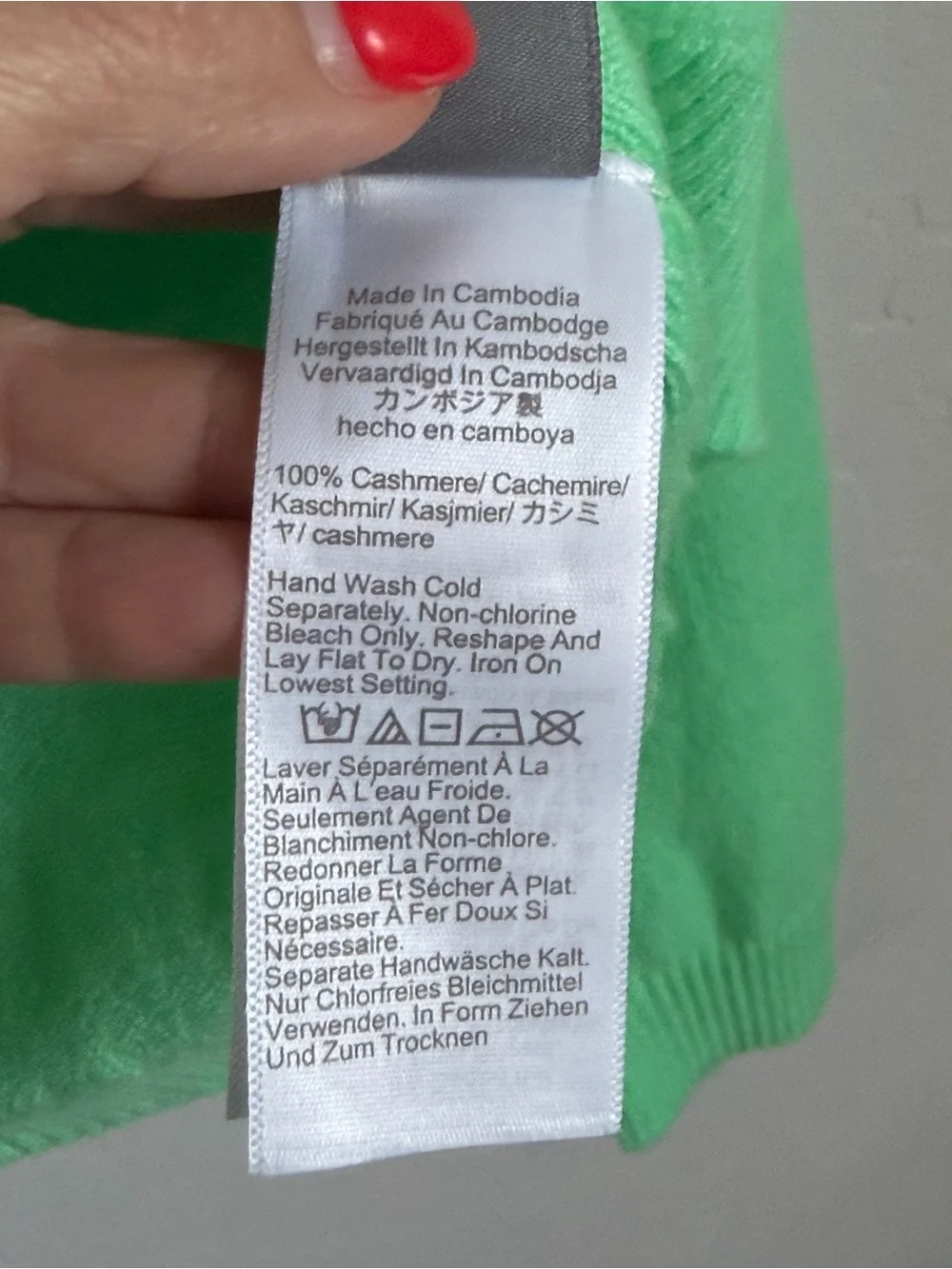 NWT J.Crew 100% Cashmere Crewneck Sweater Pistachio Green XS